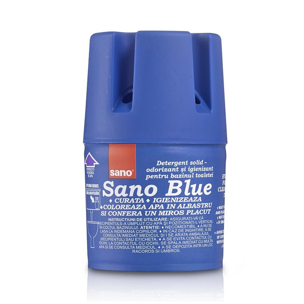 Бачок для мытья унитаза Sano Flash Blue 150 г (7290000287607)