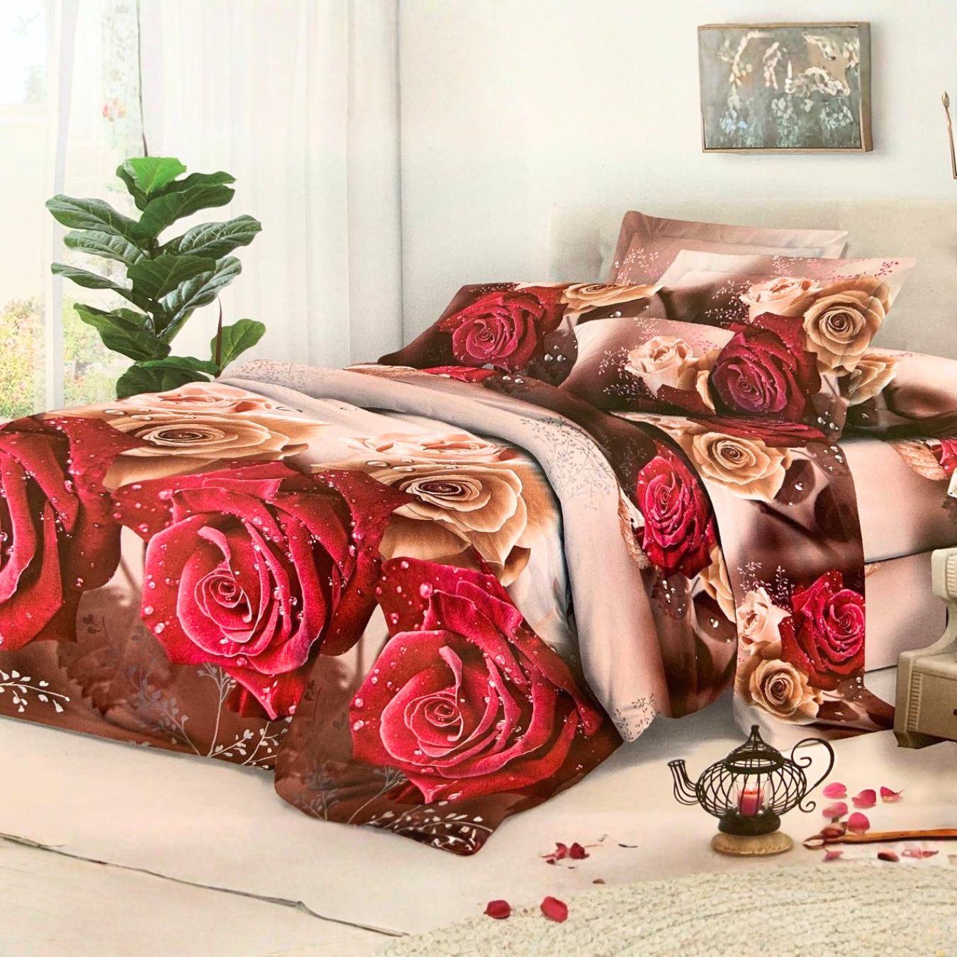 Комплект постельного белья Vital Textile евро 200х220 см (BPє-276-70 Е)