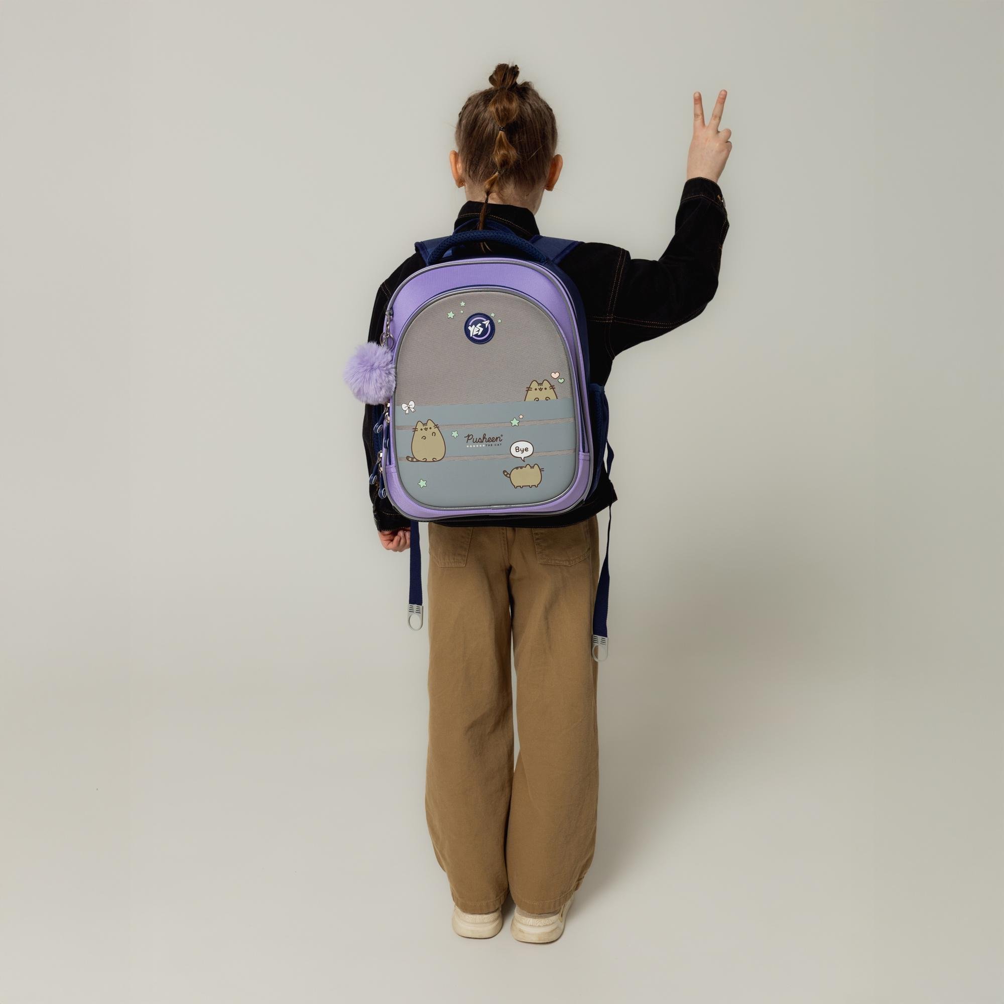 Школьный рюкзак полукаркасный YES Pusheen Playful S-109 (559880) - фото 17 Школьный рюкзак полукаркасный YES Pusheen Playful S-109 (559880) - фото 17