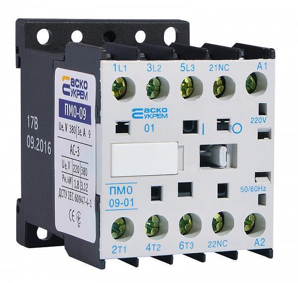 Контактор-пускатель АСКО-Укрем ПМ 0-09-01 M7 LC1-K0901 9А 220 B 1NC (A0040010038)