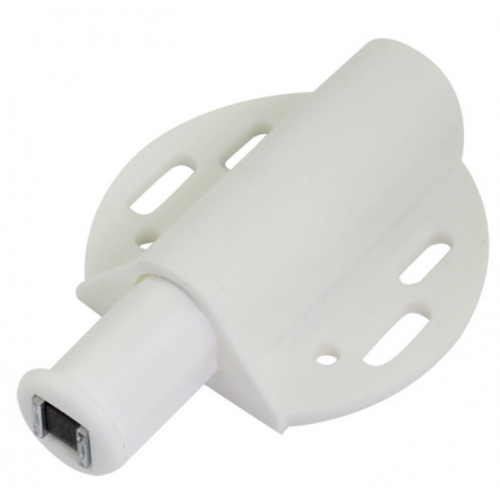 Відштовхувач одинарний Sigma для меблевих фасадів на магніті Білий (714371)