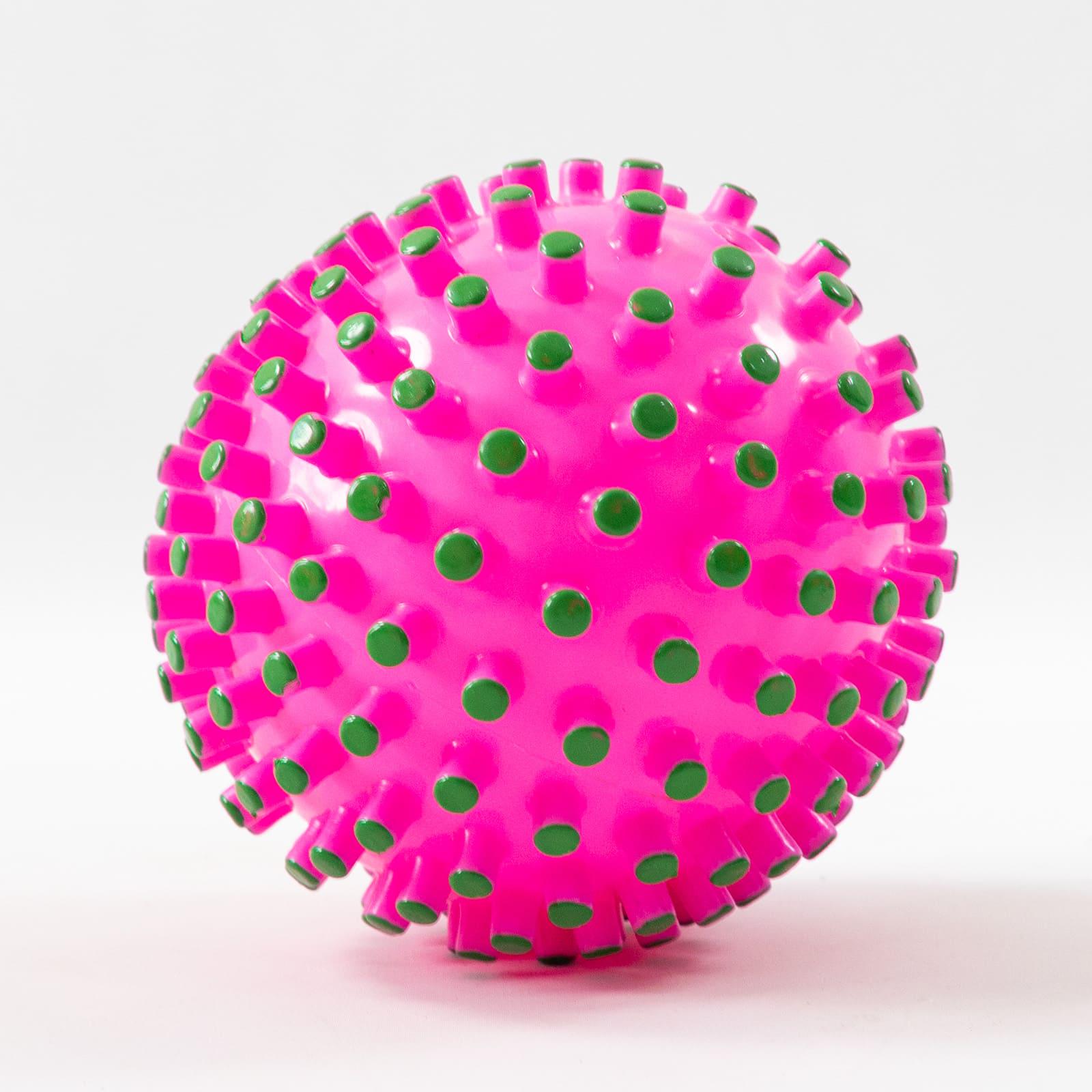 М'яч масажний надувний дитячий OSPORT 15 см Рожево-зелений (MS 4525)