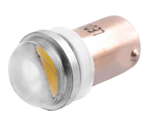 Автомобильная лампа светодиодная LEDUA BA9S with Lens 12V Белый (1667)