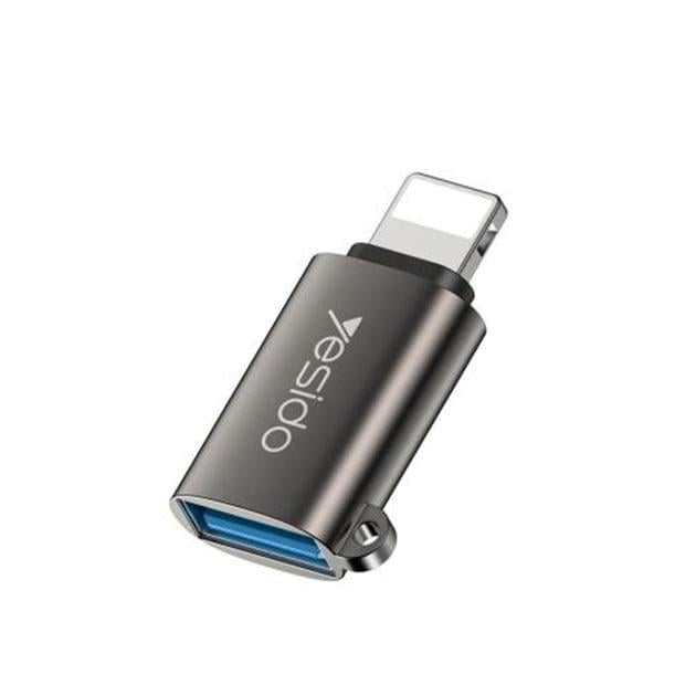 Перехідник Yesido GS14 OTG Lightning to USB 3.0 метал