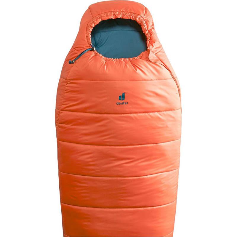 Спальный мешок детский Deuter Starlight Pro левый 160-190 см Paprika/Slateblue (3720221 9317 1) - фото 3