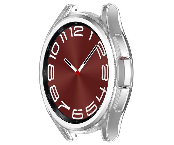 Чехол защитный TPU для Samsung Galaxy Watch 6 Classic 43 мм Прозрачный Чехол защитный TPU для Samsung Galaxy Watch 6 Classic 43 мм Прозрачный