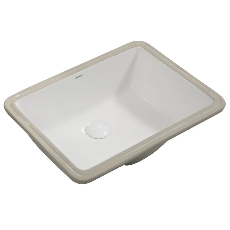 Раковина врізна під стільницю MIXXUS Premium STYLE-1701 з переливом 510х380х200 мм (MP6567)