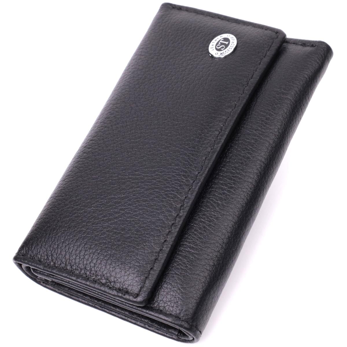 Ключница кожаная ST Leather 22477 Черный
