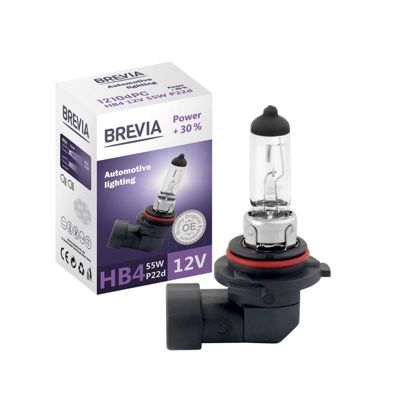 Лампа галогеновая Brevia HB4 Power +30% 12104PC