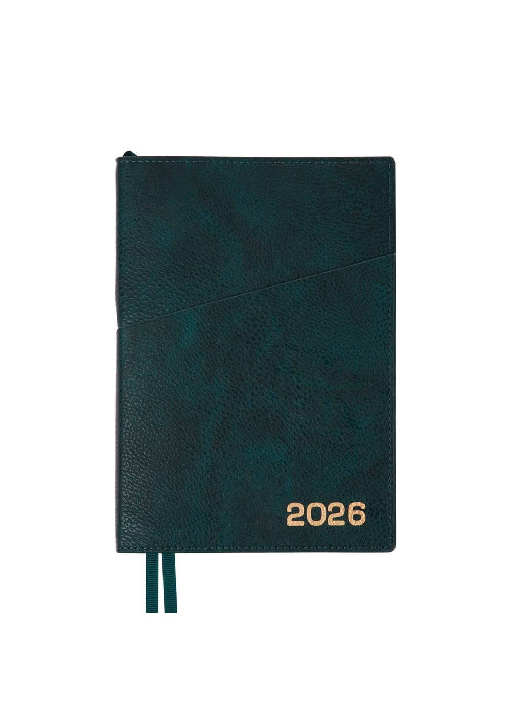 Ежедневник Leo Planner 2026 Credo датированный А5 Зеленый (252646)