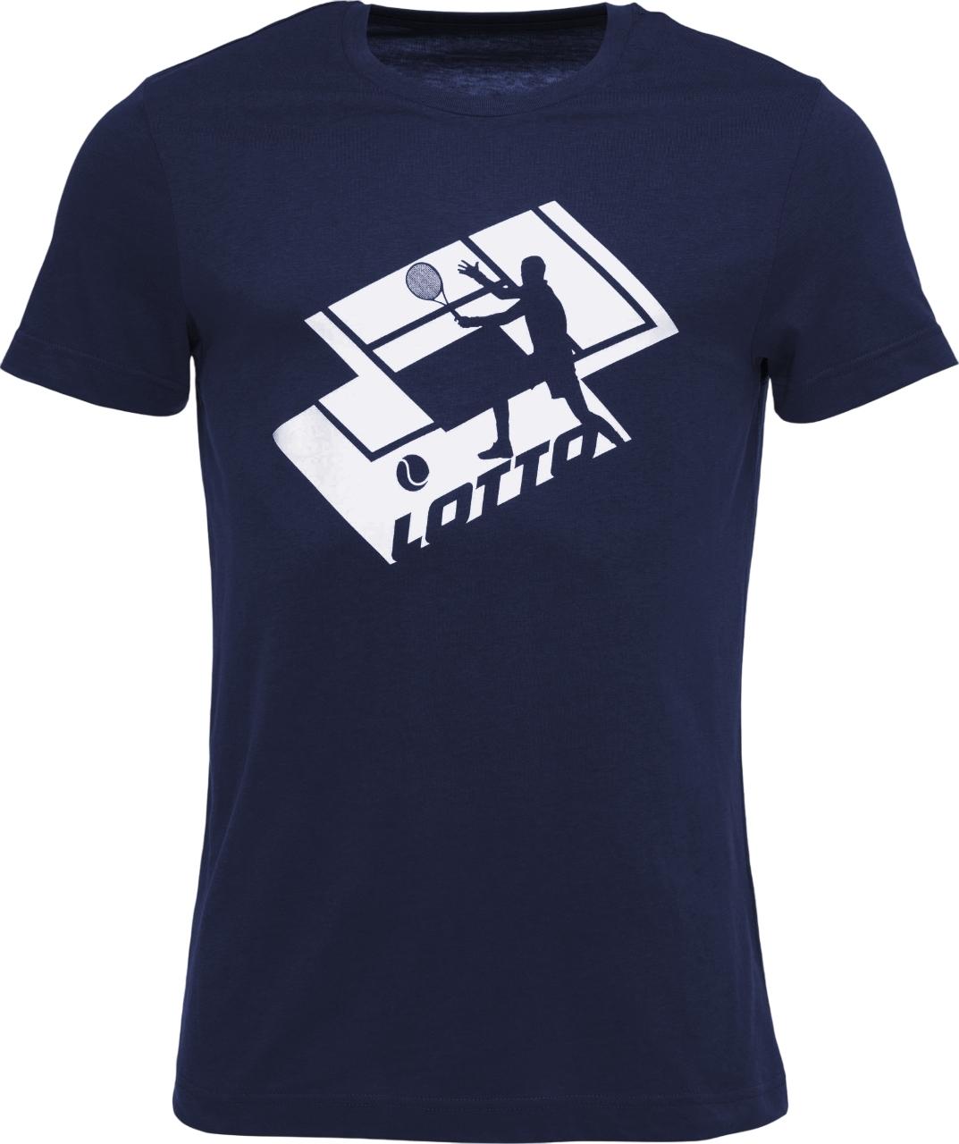 Футболка Lotto TEE TENNIS CLUB II 220209/1CI 2XL Сине-белый (48116-55)