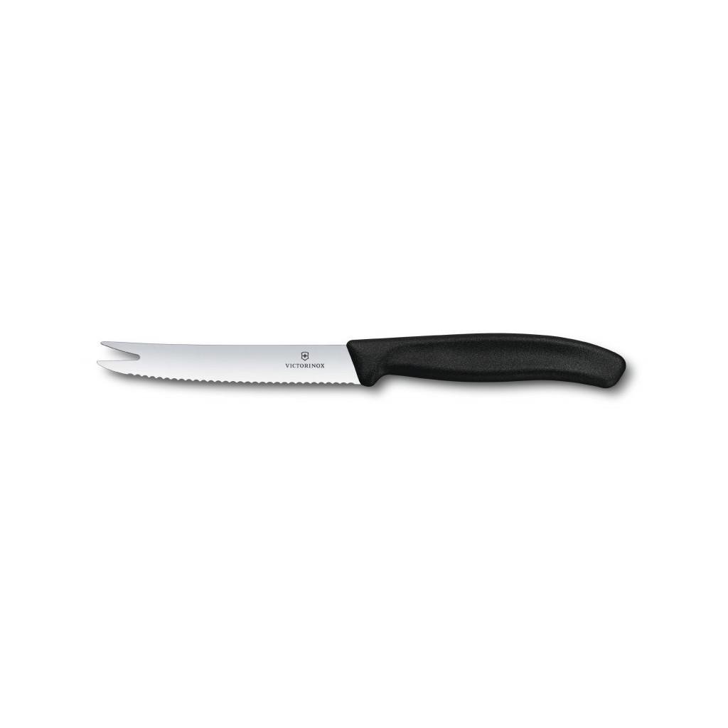 Кухонний ніж Victorinox SwissClassic CheeseSausage 11 см Black (6.7863) Кухонний ніж Victorinox SwissClassic CheeseSausage 11 см Black (6.7863)