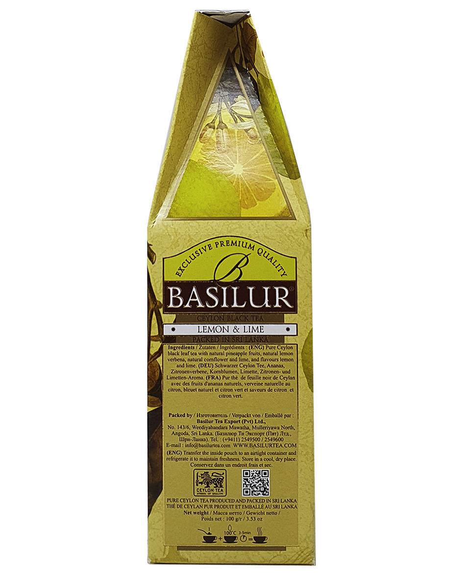 Чай черный Basilur Волшебные фрукты Лимон и Лайм 100 г (55189) - фото 3