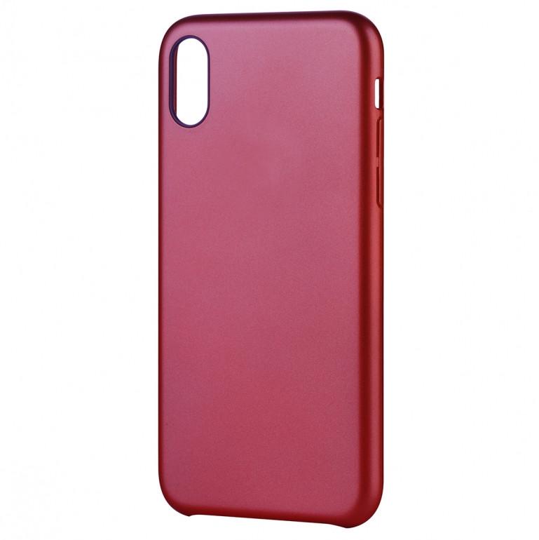 Силиконовый чехол накладка Devia CEO2 Series Case for iPhone X/Xs, Red