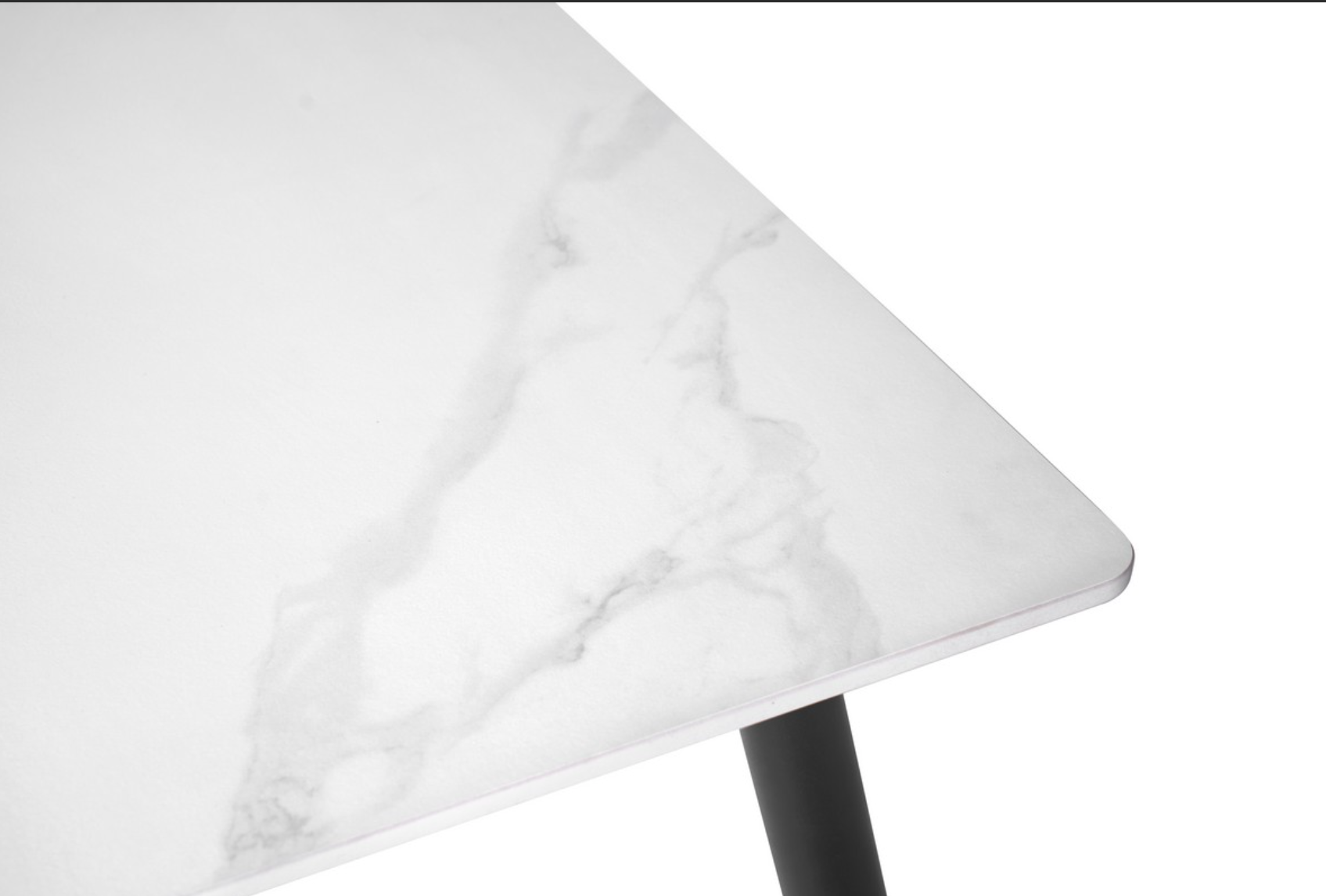 Стол обеденный керамический Ветро 300х700х750 мм Олимпо вайт/Черный (TМ-100) - фото 4 Стол обеденный керамический Ветро 300х700х750 мм Олимпо вайт/Черный (TМ-100) - фото 4