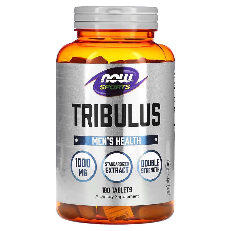 Трибулус NOW Sports, Tribulus, 1000мг 180 таб.