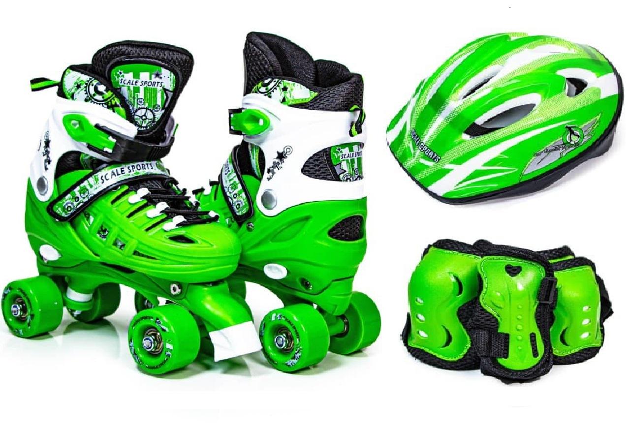 Комплект квадов с защитой Scale Sport р. 34-37 1293492564 Green