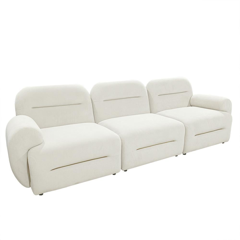 Диван модульный Dolce экокожа Soft 255х84х80 см White (rich_sofa_00273)