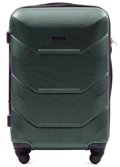 Чемодан пластиковый WIngs 147 ручная кладь Темно-зеленый - фото 1 Чемодан пластиковый WIngs 147 ручная кладь Темно-зеленый - фото 1