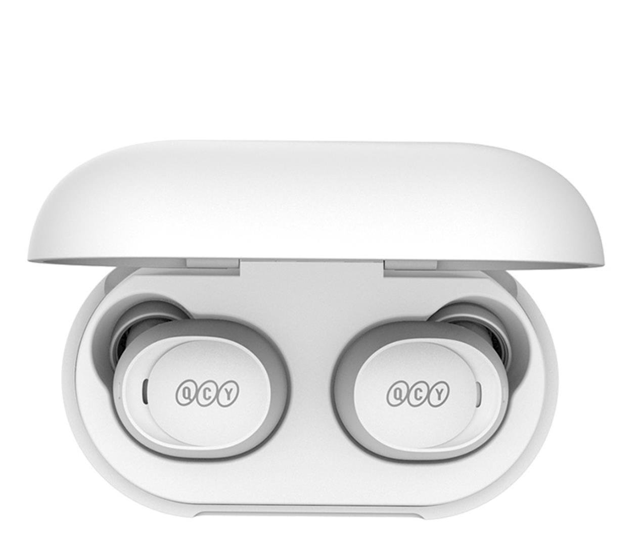 Навушники TWS QCY T27 ArcBuds Lite White - фото 2