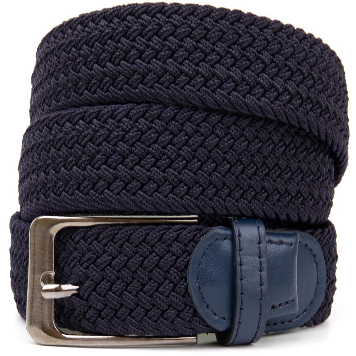 Текстильный ремень Vintage Belt 20526 для мужчин классический Темно-синий