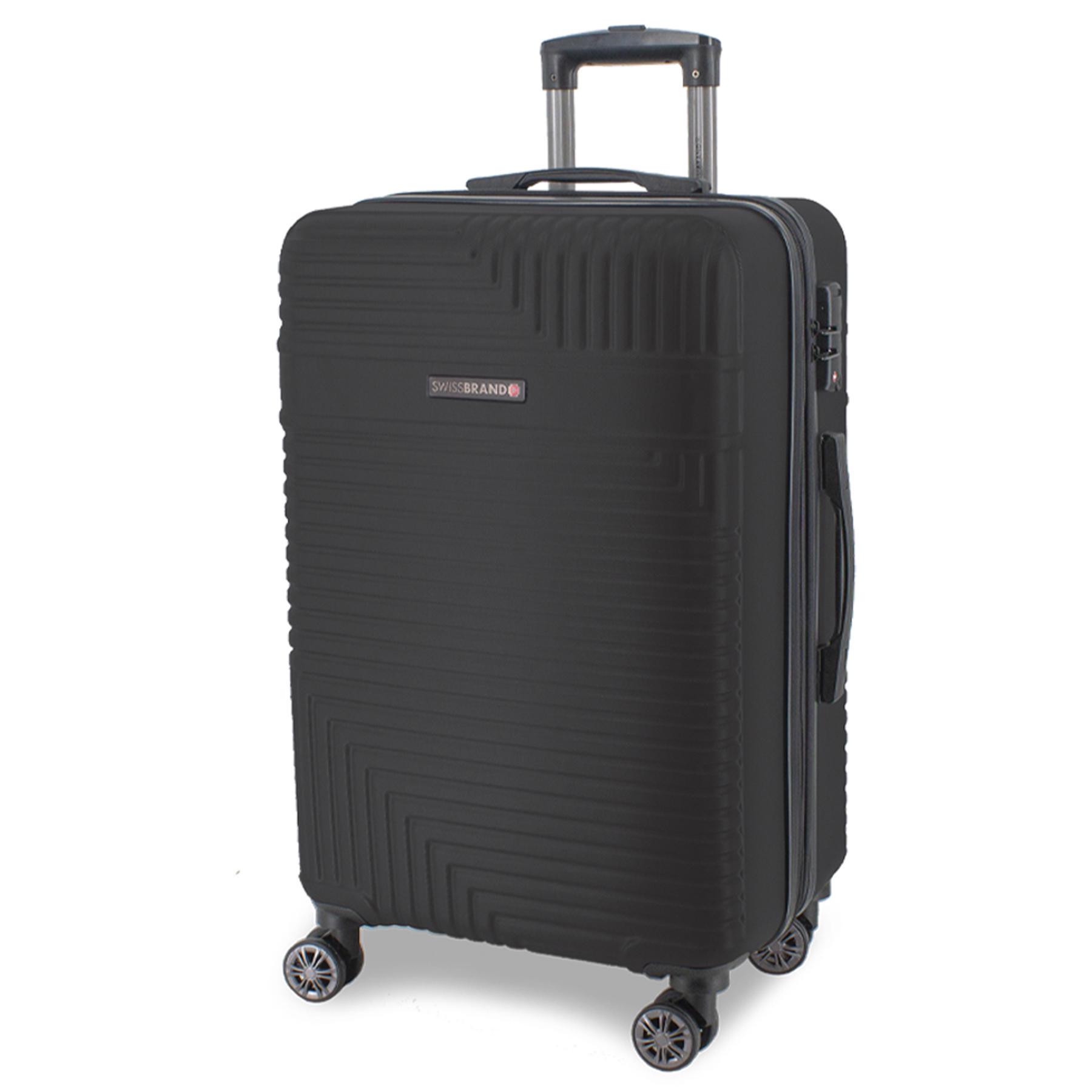 Валіза Swissbrand Brunei L Black (SWB_LHBRU001L) - фото 1 Валіза Swissbrand Brunei L Black (SWB_LHBRU001L) - фото 1
