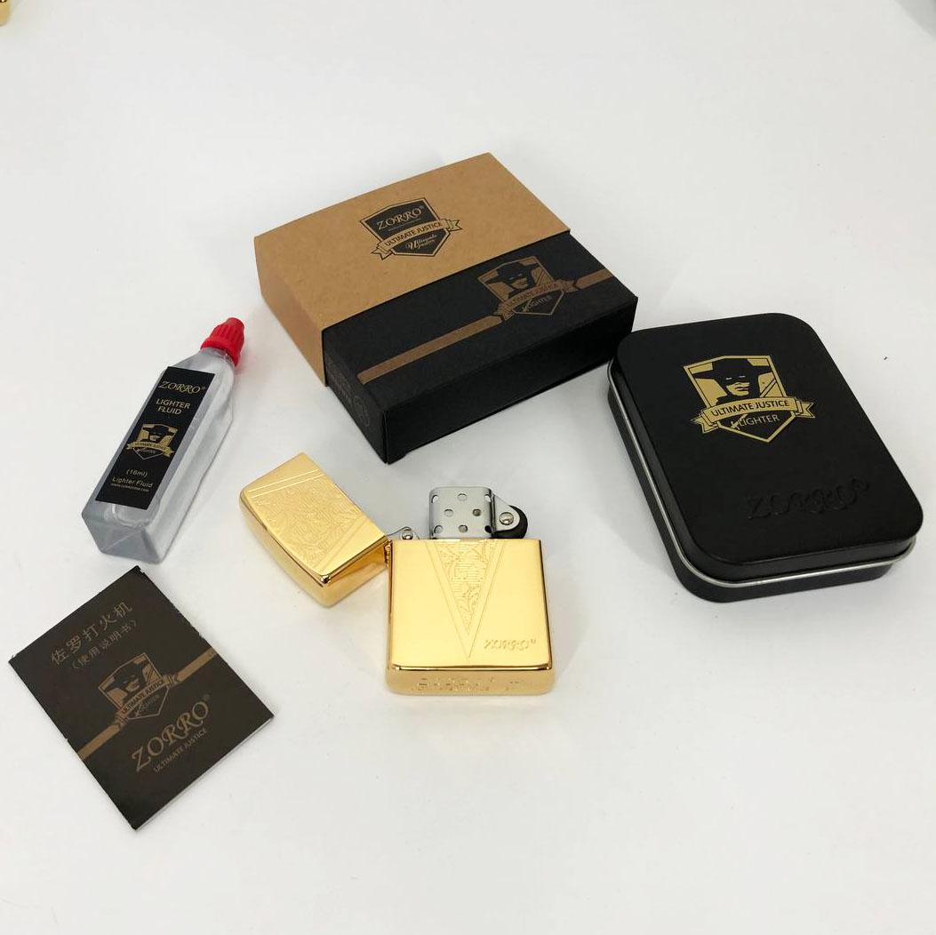 Набор для зажигалки бензиновая Zorro HL-366 Золото (310841) - фото 6 Набор для зажигалки бензиновая Zorro HL-366 Золото (310841) - фото 6