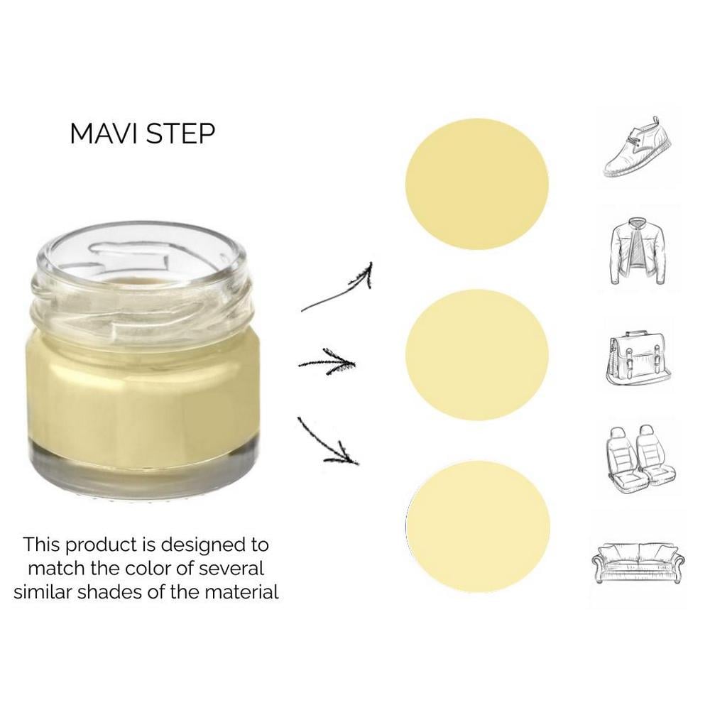 Краска-бальзам для замши и нубука MAVI STEP Multi Oil Balm 25 мл Кремовый (E07/137/025) - фото 3