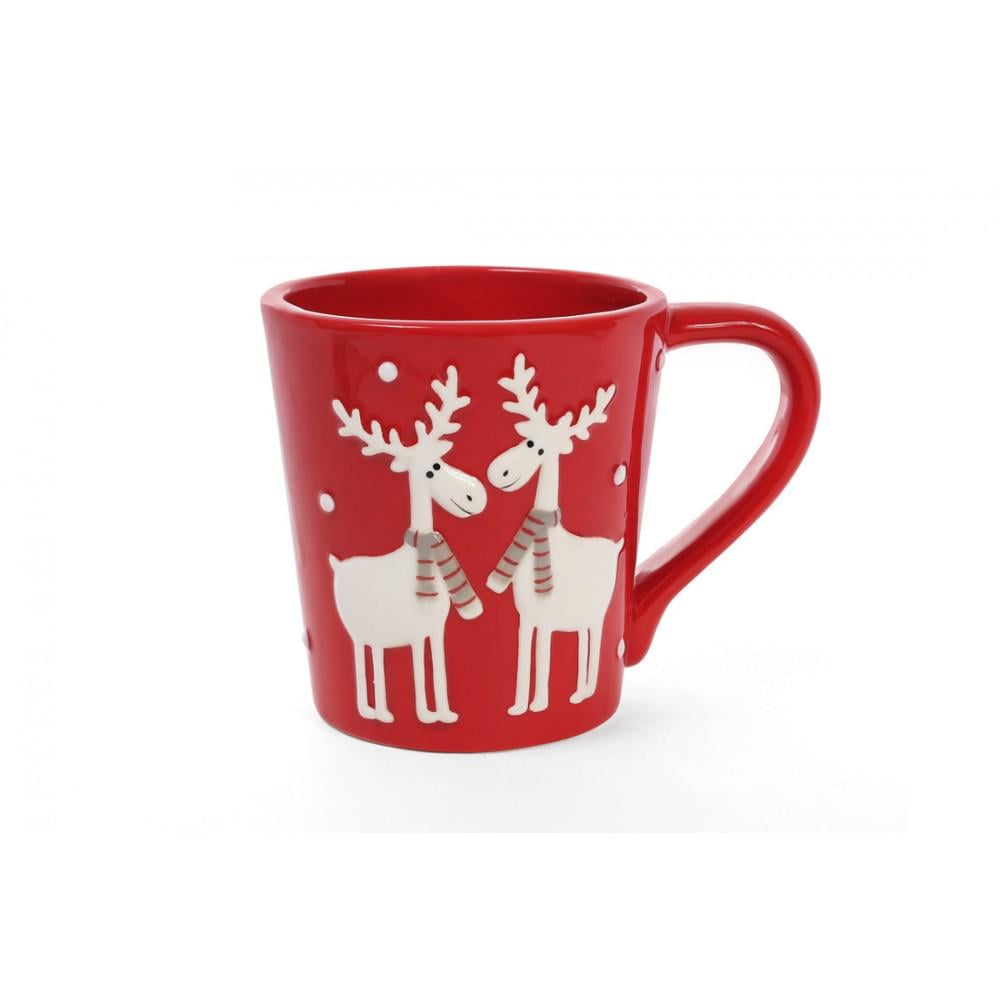 Кружка керамическая Елени 325 мл Красный (834-149)