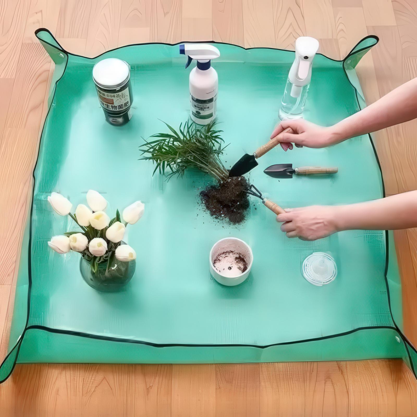 Килимок для пересадки та догляду за рослинами Зелений - фото 8 Килимок для пересадки та догляду за рослинами Зелений - фото 8