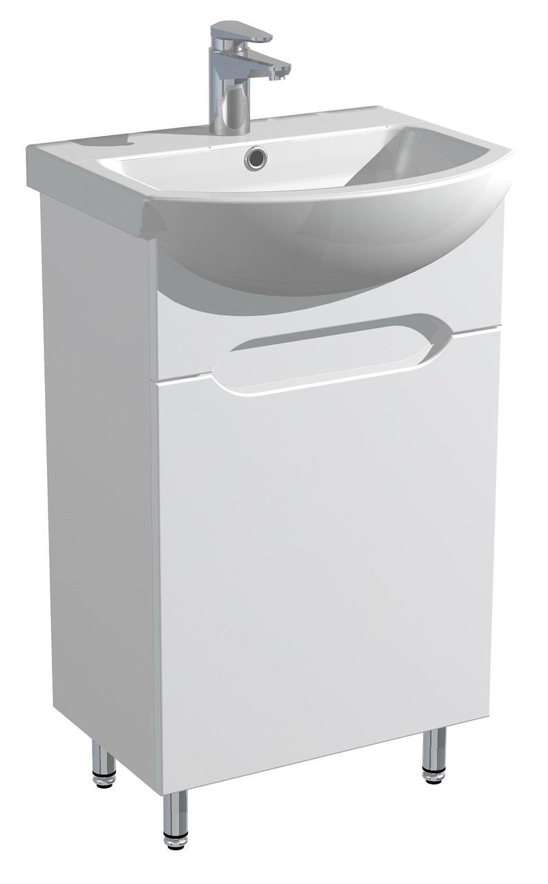 Тумба для ванної кімнати з умивальником Проксі 50 см Білий (30632047)