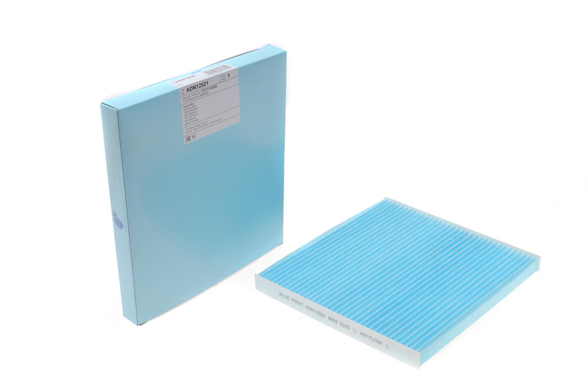 Фильтр салона BLUE PRINT для Nissan Micra IV/Note 1,2/1,5D 10- (ADN12521)