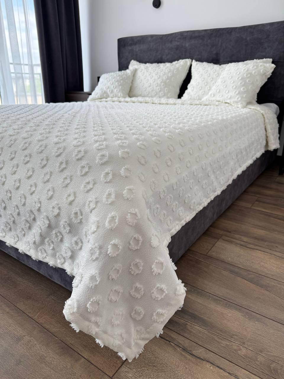 Покривало Інгрід 120x250 см Молочний (22899-2-120x250cm) - фото 9 Покривало Інгрід 120x250 см Молочний (22899-2-120x250cm) - фото 9