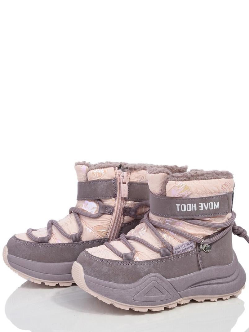 Дутики на овчине TOM.M N11272B р. 32 Бежево-розовый - фото 2 Дутики на овчине TOM.M N11272B р. 32 Бежево-розовый - фото 2