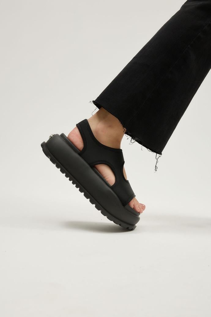 Сандалии женские LONZA на платформе р. 41 Черный (186767) - фото 3 Сандалии женские LONZA на платформе р. 41 Черный (186767) - фото 3