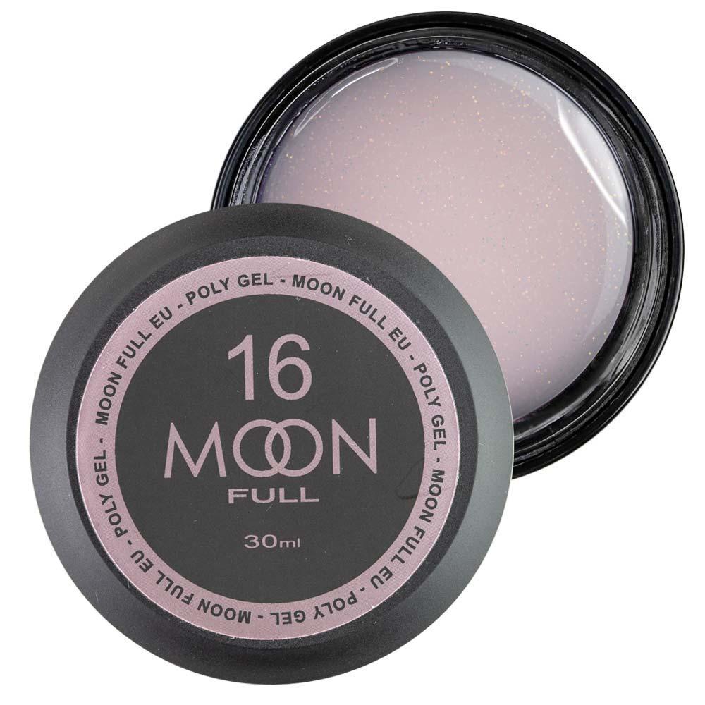 Полигель для наращивания Moon Full Poly Gel №16 30 мл