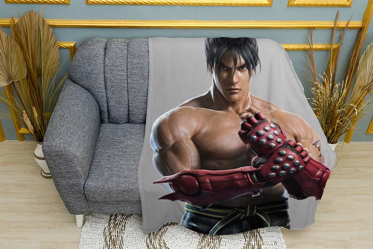 Плед плюшевый Jin Kazama Hero’s Strength Tekken однослойный 135х150 см (114650)