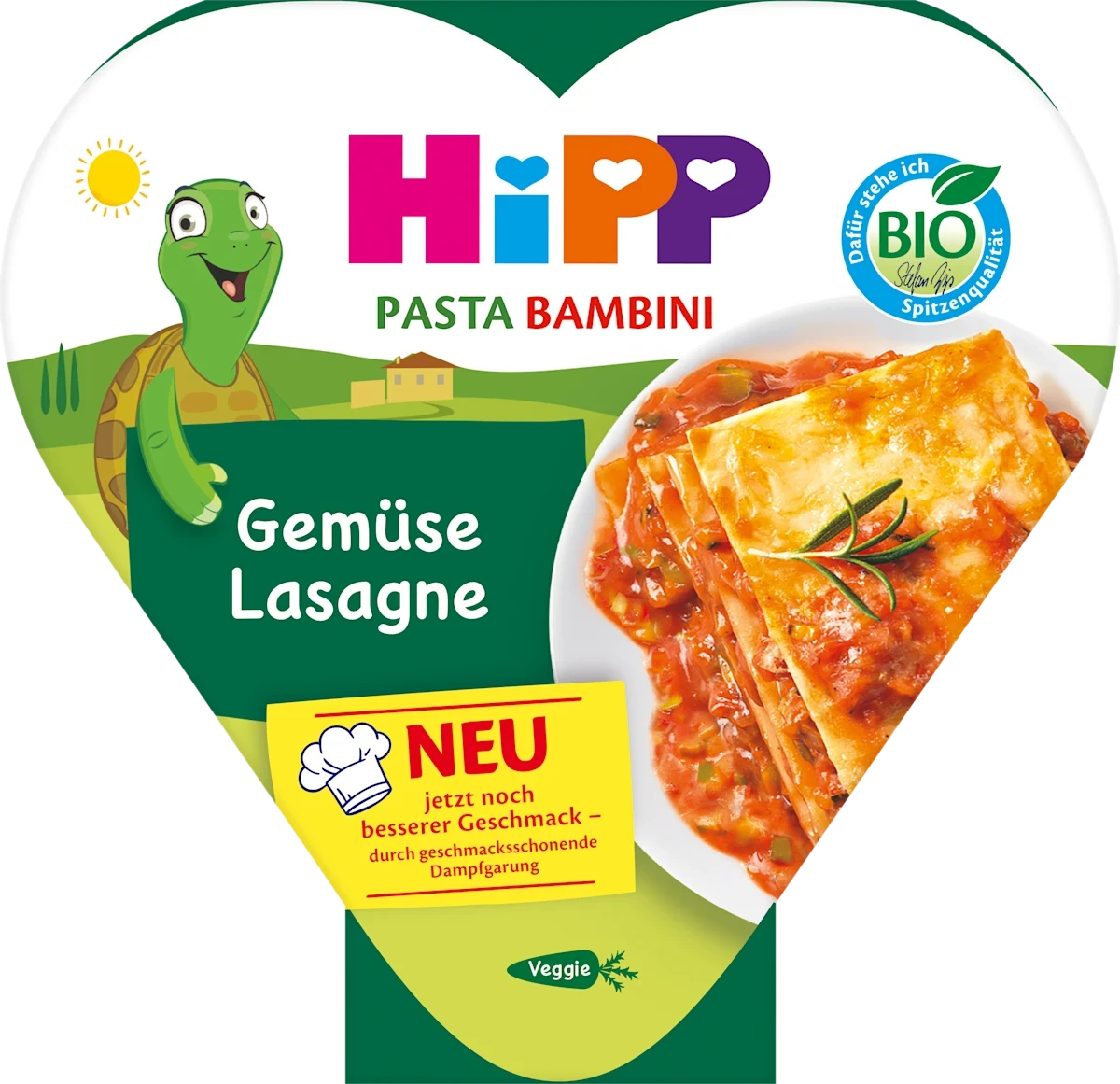 Лазанья овощная для детей от 12 месяцев Hipp Pasta Bambini 250 г (2656469859)