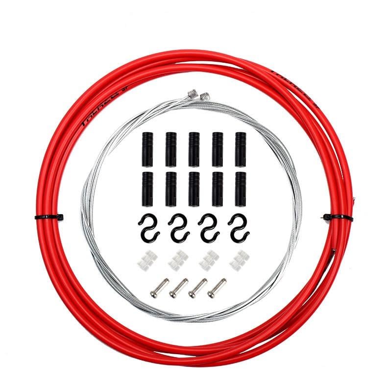 Комплект тросов и рубашек для переключателей Красный