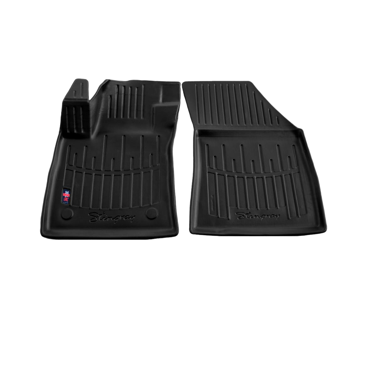 Коврики резиновые Stingray в салон Renault Megane IV 2015- с бортиком 2 шт. (5018092)