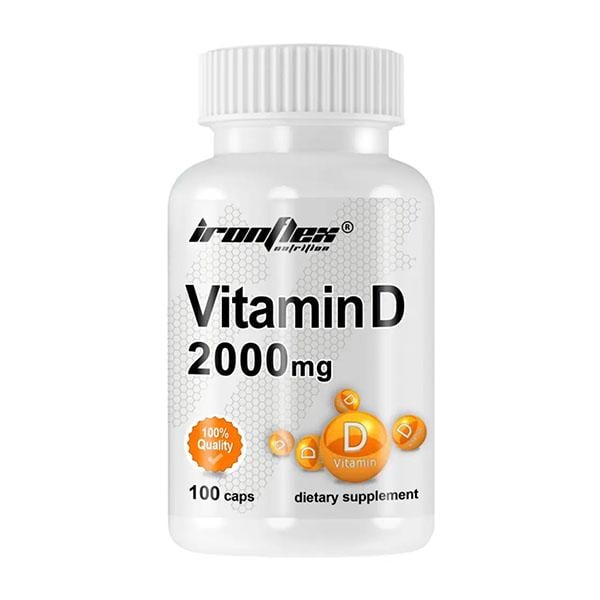 Витамин D для спорта IronFlex Vitamin D 2000 100 таб. (000024812)