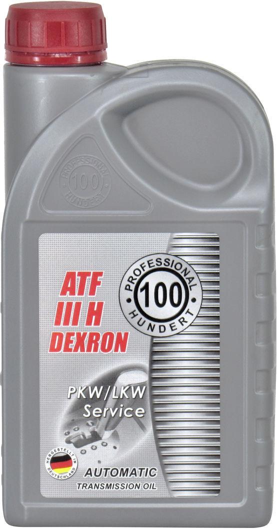 Трансмісійне мастило Hundert ATF III Н 1 л Dexron lll H)