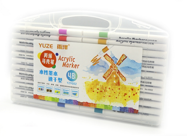 Набор акриловых скетчмаркеров Yuze 48 цветов