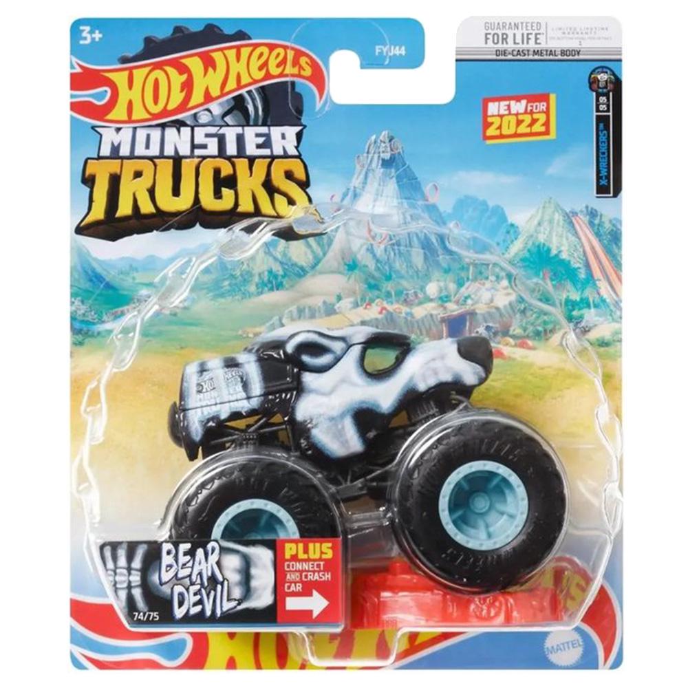 Машинка-позашляховик Hot Wheels Monster Trucks Bear Devil FYJ44-144 (165551) Машинка-позашляховик Hot Wheels Monster Trucks Bear Devil FYJ44-144 (165551)