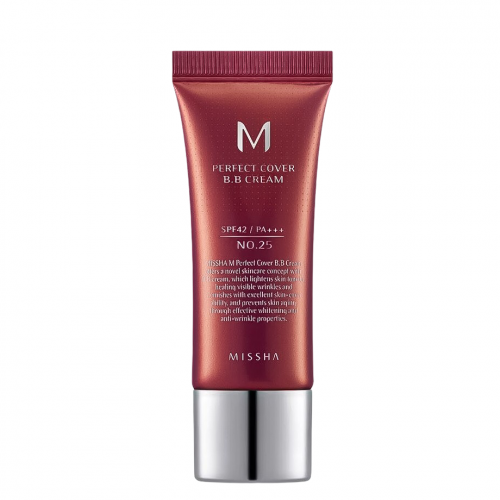 BB-крем з ідеальним покриттям MISSHA Perfect Cover BB Cream SPF42 No.25 20 мл (1375527816) - фото 1