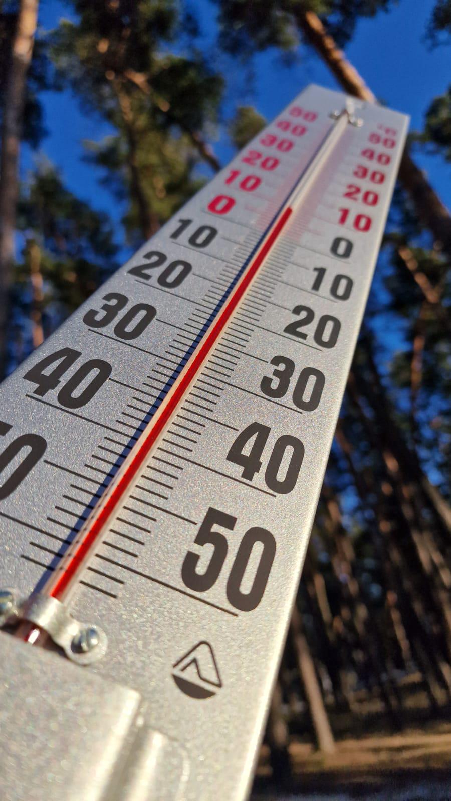 Термометр уличный Стеклоприбор ТБН-3-М2 на металлической основе с двухсторонней шкалой 69 см - фото 3 Термометр уличный Стеклоприбор ТБН-3-М2 на металлической основе с двухсторонней шкалой 69 см - фото 3