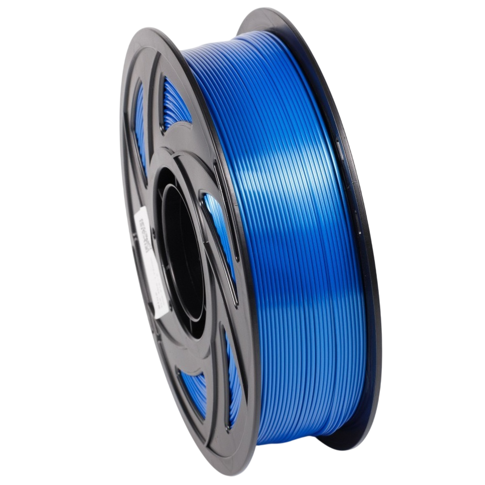Пластик UA3D PLA Silk 1,75 мм 1 кг Синий Пластик UA3D PLA Silk 1,75 мм 1 кг Синий