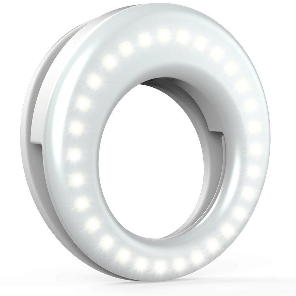 Кольцо селфи Protech Selfie Ring Light XJ-01WH White (870821397) Кольцо селфи Protech Selfie Ring Light XJ-01WH White (870821397)