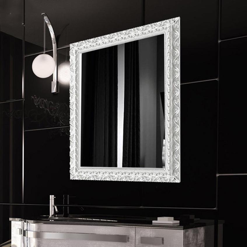 Дзеркало з рамою MiroMark Версаль 855х965 мм Білий (MR-82-BL) - фото 2 Дзеркало з рамою MiroMark Версаль 855х965 мм Білий (MR-82-BL) - фото 2