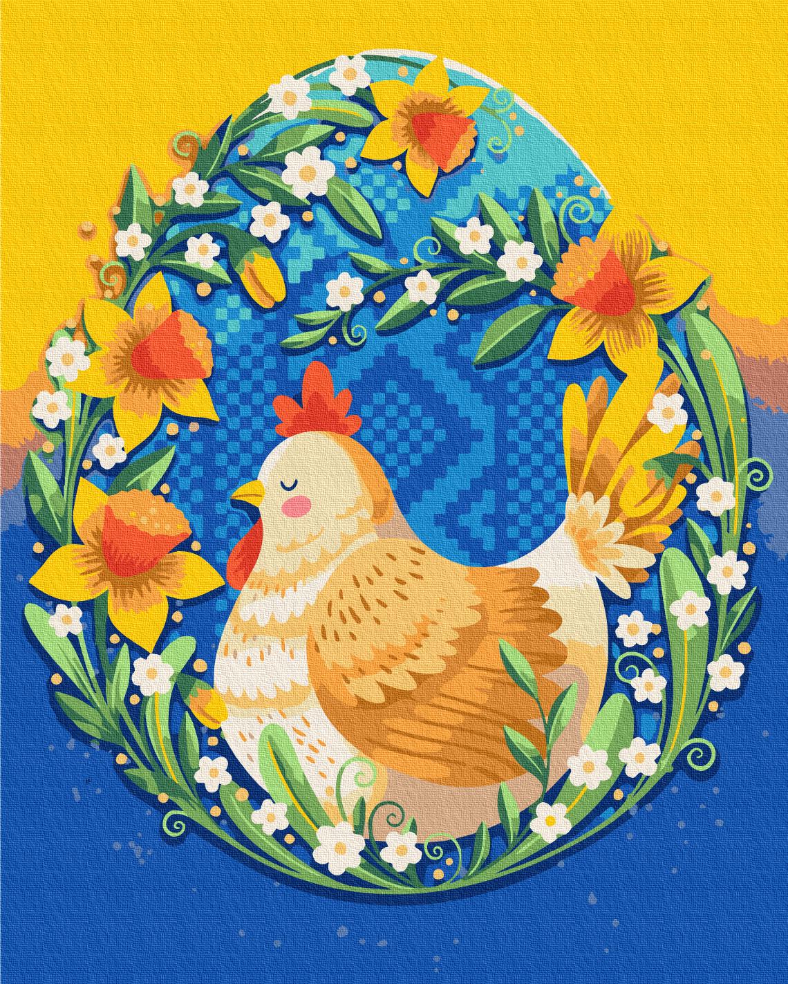 Картина за номерами Brushme Великодне щастя 40x50 см (BS53953) Картина за номерами Brushme Великодне щастя 40x50 см (BS53953)